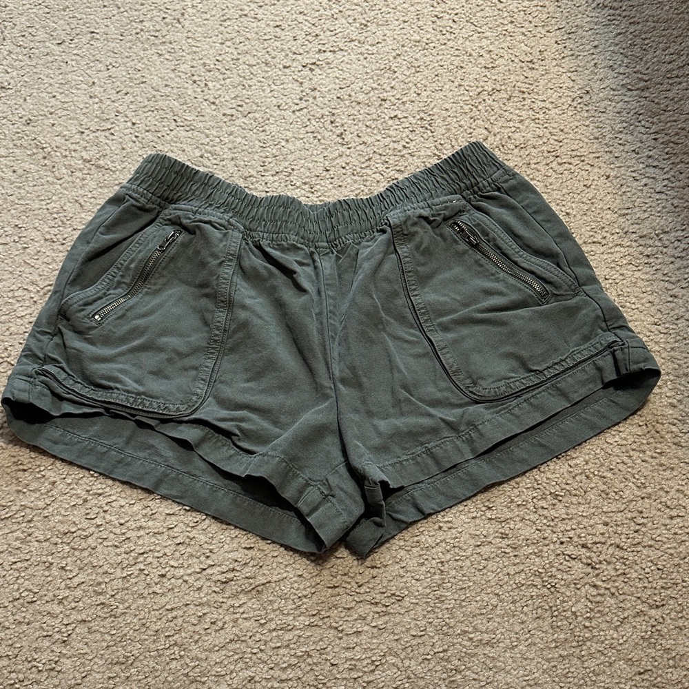 Aerie Olive Cargo Shorts
